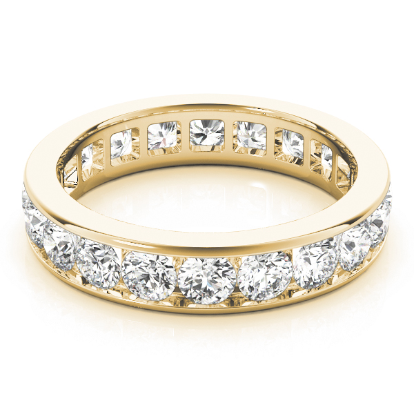 Lina Natural Channel set  Diamond Ring