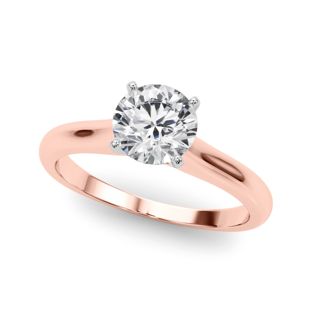 Dulcinea Natural 4 Prong  Diamond Ring
