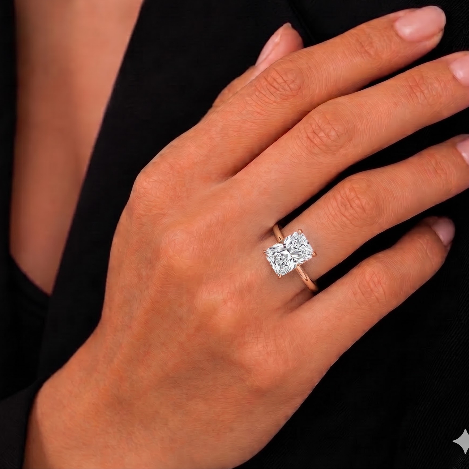 Isla 4 Prong Classic Solitaire Diamond Ring | Sunshine Diamonds
