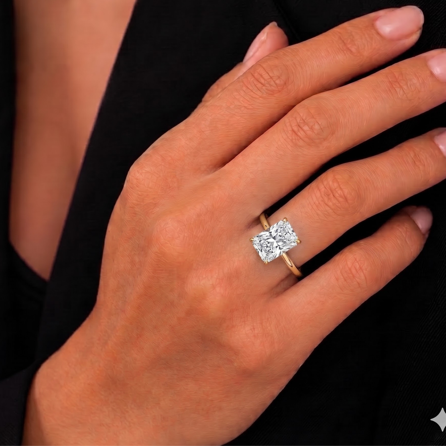 Isla 4 Prong Classic Solitaire Diamond Ring | Sunshine Diamonds