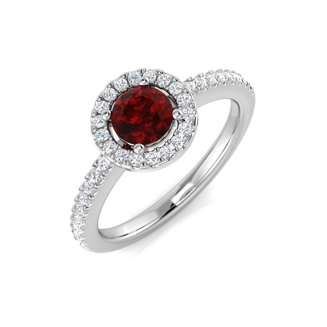Resia Gemstone Engagement Ring | Sunshine Diamonds