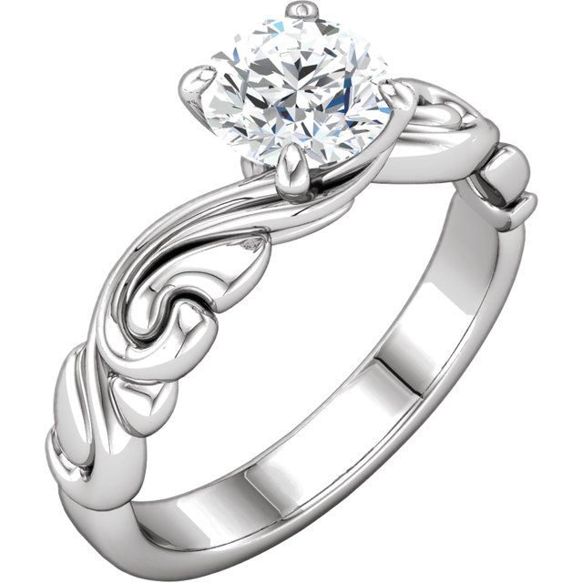 Maycie Natural 4 Prong  Diamond Ring