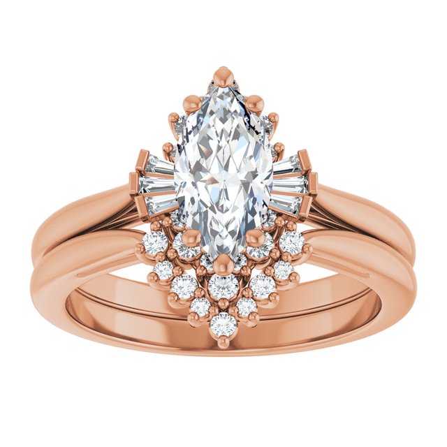 Jasentia Natural 6 Prong Set Diamond Ring