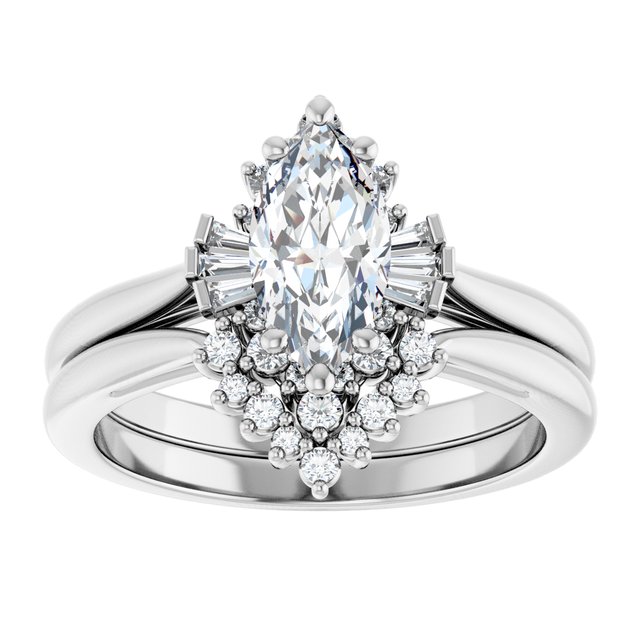 Jasentia Natural 6 Prong Set Diamond Ring