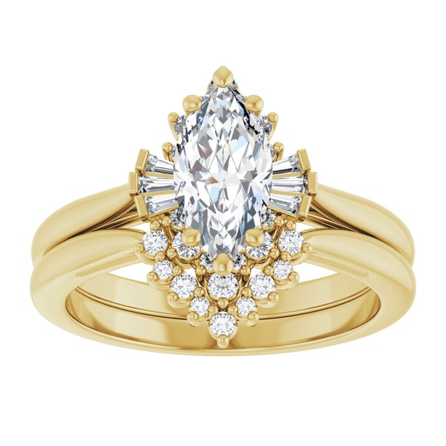 Jasentia Natural 6 Prong Set Diamond Ring