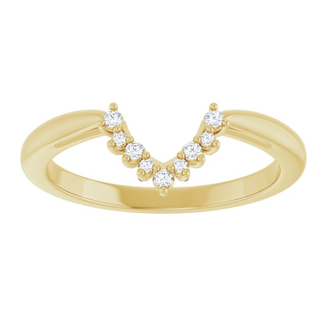 Calvina Natural Diamond Shared Prong Wedding Ring