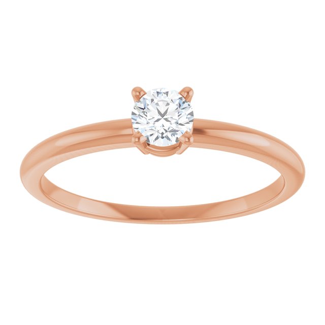 Marcy Natural Diamond 4 Prong Engagement Ring