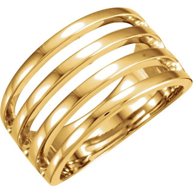 Madeleine Rings in 14K White Gold