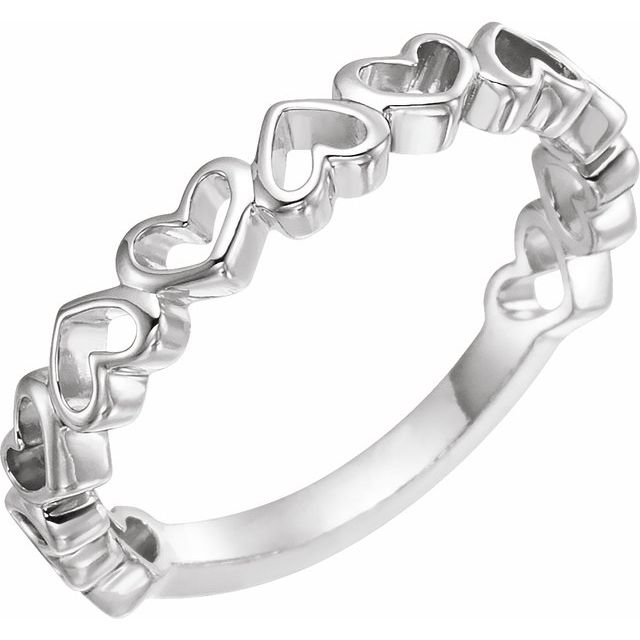 Manha Rings in 14K White Gold