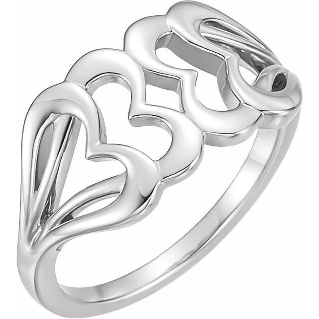 Marwa Rings in 14K White Gold