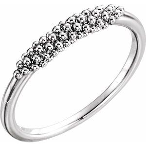 Merida Rings in 14K White Gold