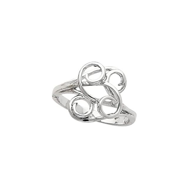 Mecca Rings in 14K White Gold