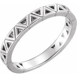 Mulan Rings in 14K White Gold