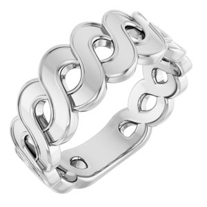 Medina Rings in 14K White Gold