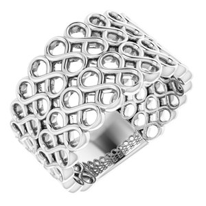 Maela Silver Gold Ring