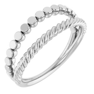 Maliha Rings in 14K White Gold