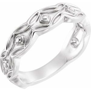 Mairead Rings in 14K White Gold