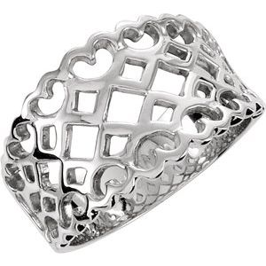 Manal Rings in 14K White Gold