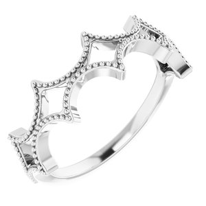 Mahi Rings in 14K White Gold