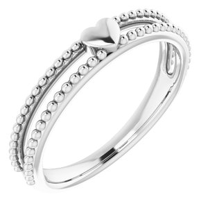 Mavery Rings in 14K White Gold