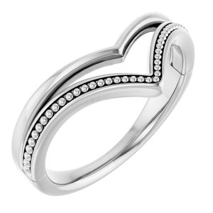 Mayan Rings in 14K White Gold