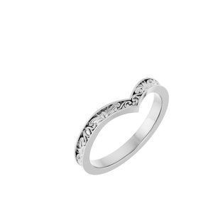 Menucha Rings in 14K White Gold