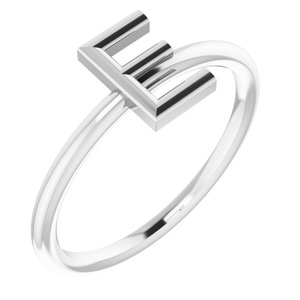 Muntaha Rings in 14K White Gold