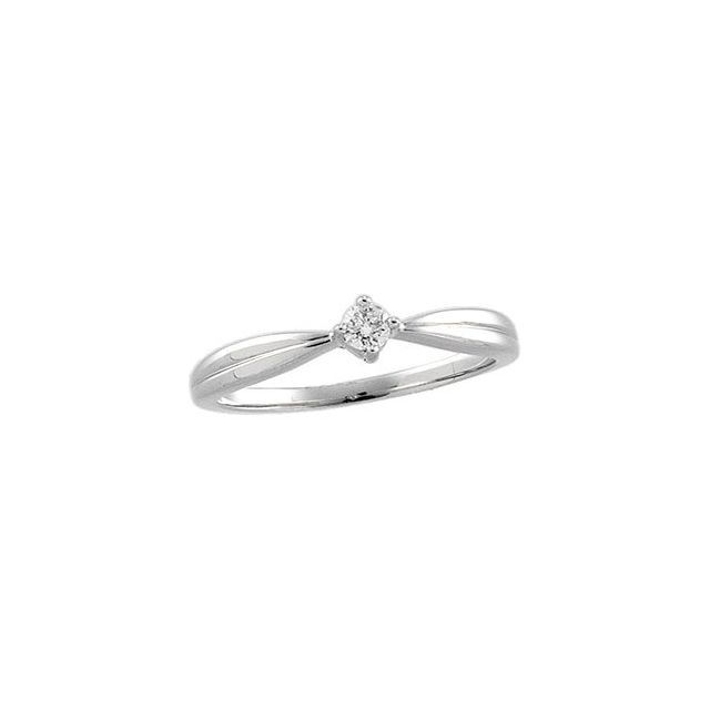 Maizey Natural 4 Prong  Diamond Ring