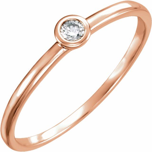 Mayleigh Natural Bezel  Diamond Ring