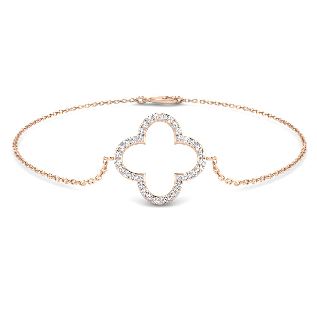 0.2 ct Natural Diamond Round Bracelet