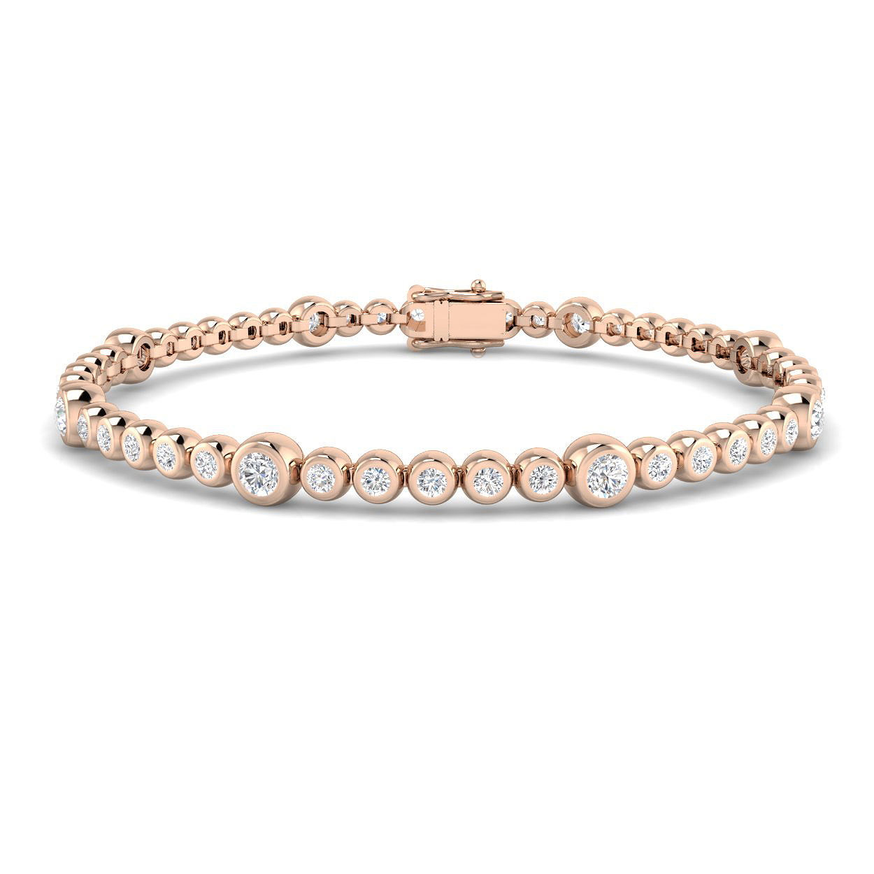 1.55 ct Natural Diamond Round Bracelet