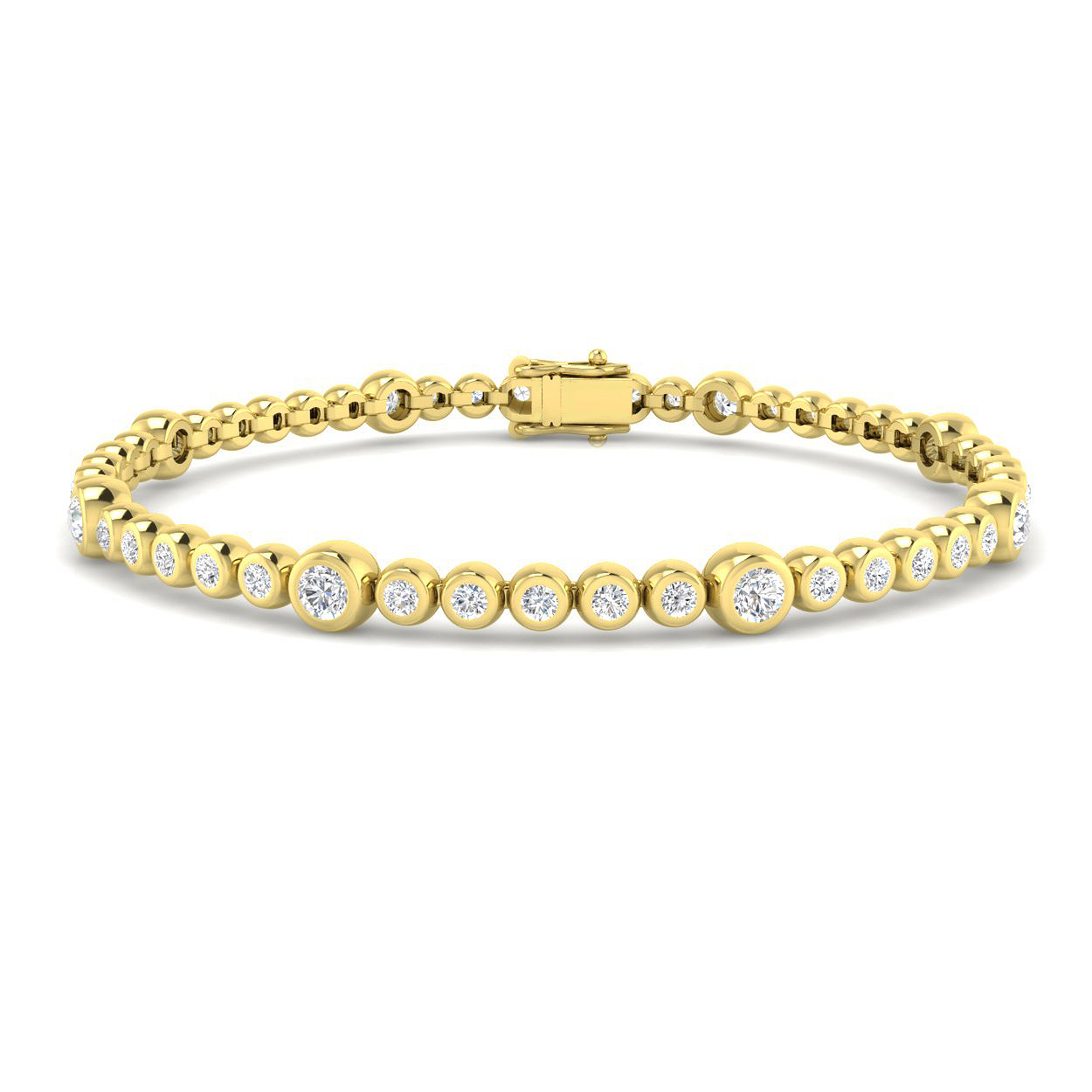 1.55 ct Natural Diamond Round Bracelet