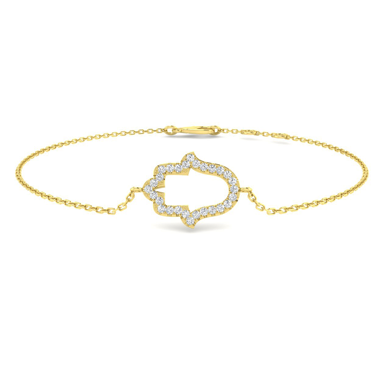 0.1 ct Natural Diamond Round Bracelet