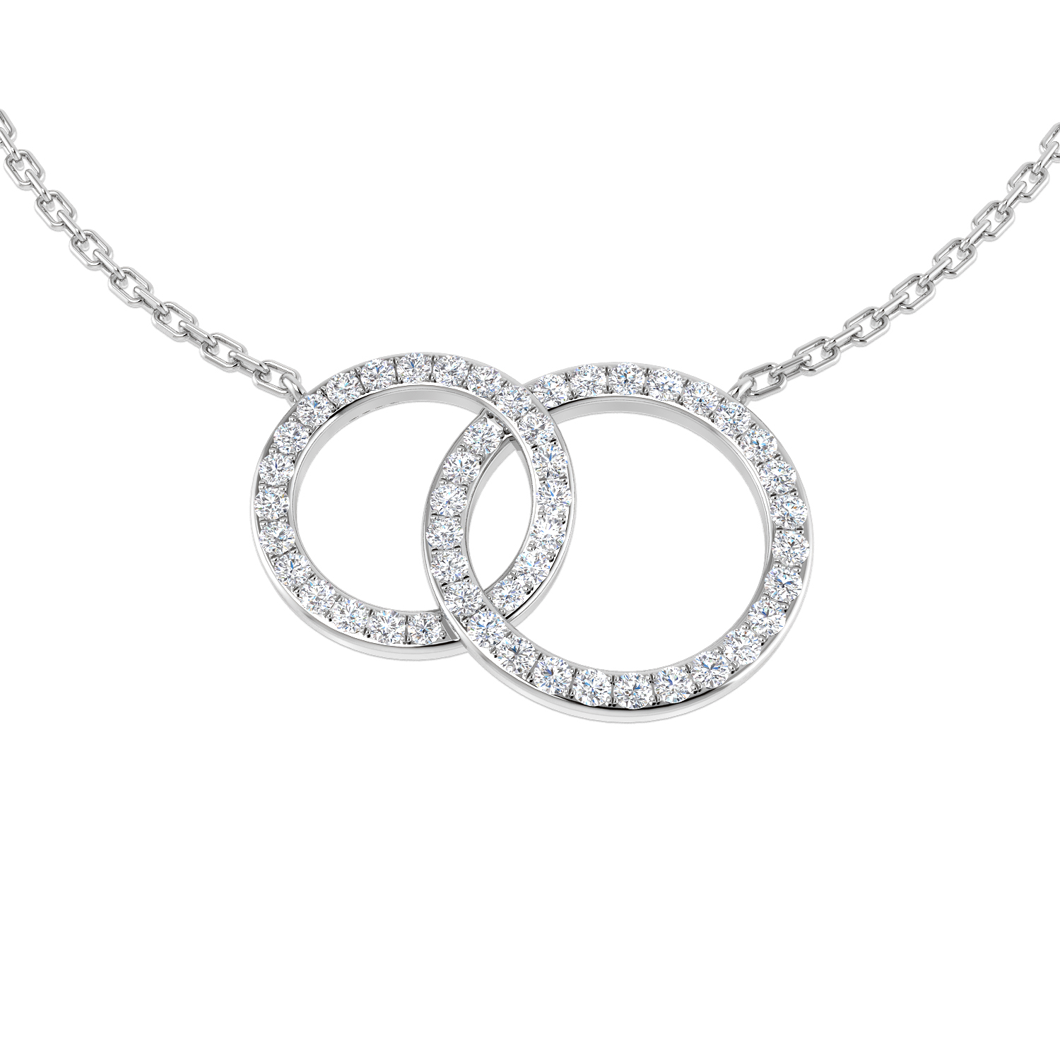 0.25 ct Natural Diamond Round Necklace