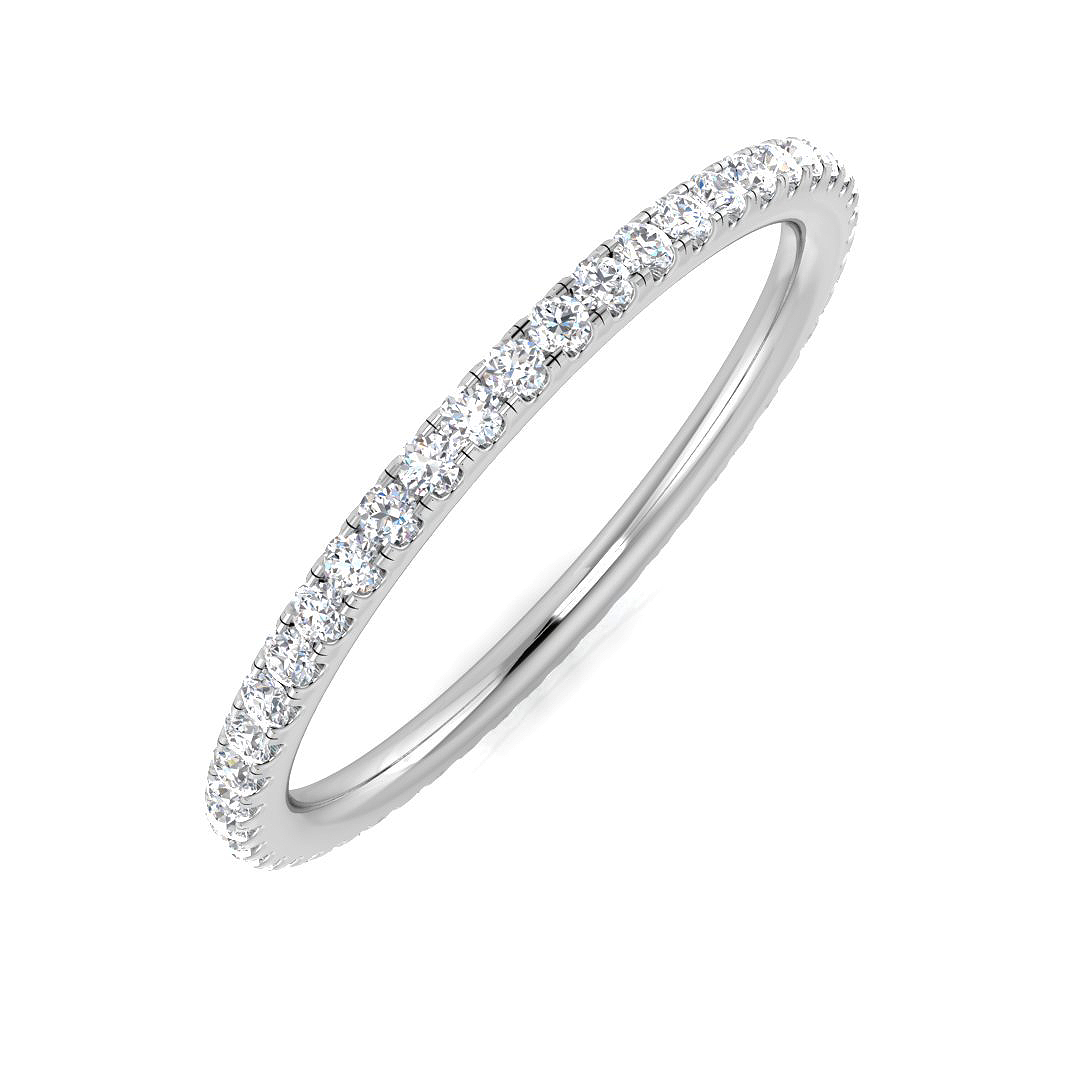 0.3 ct Natural Diamond Round Ring