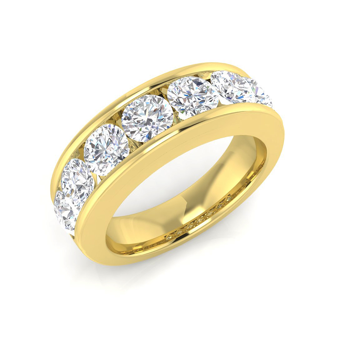 2.15 ct Natural Diamond Round Ring