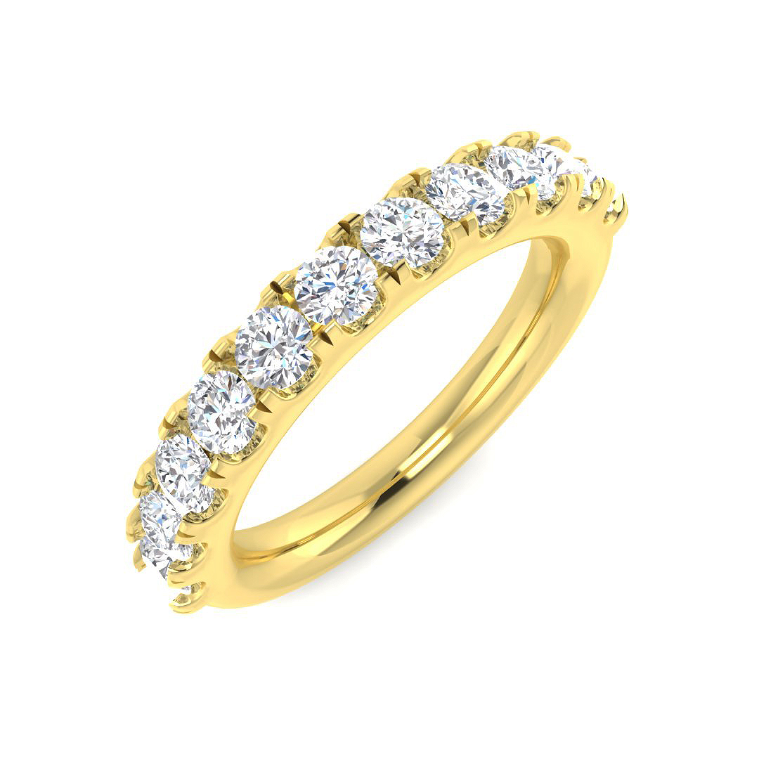 1.05 ct Natural Diamond Round Ring