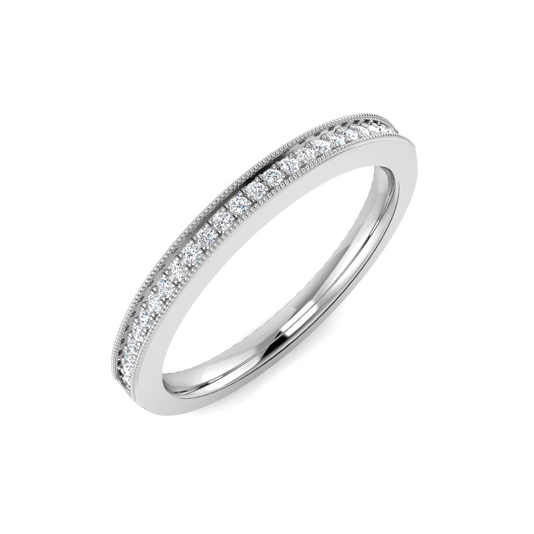 0.1 ct Natural Diamond Round Ring