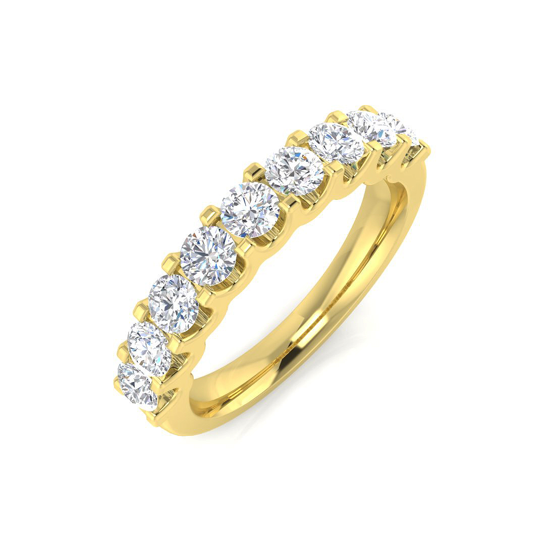 1 ct Natural Diamond Round Ring
