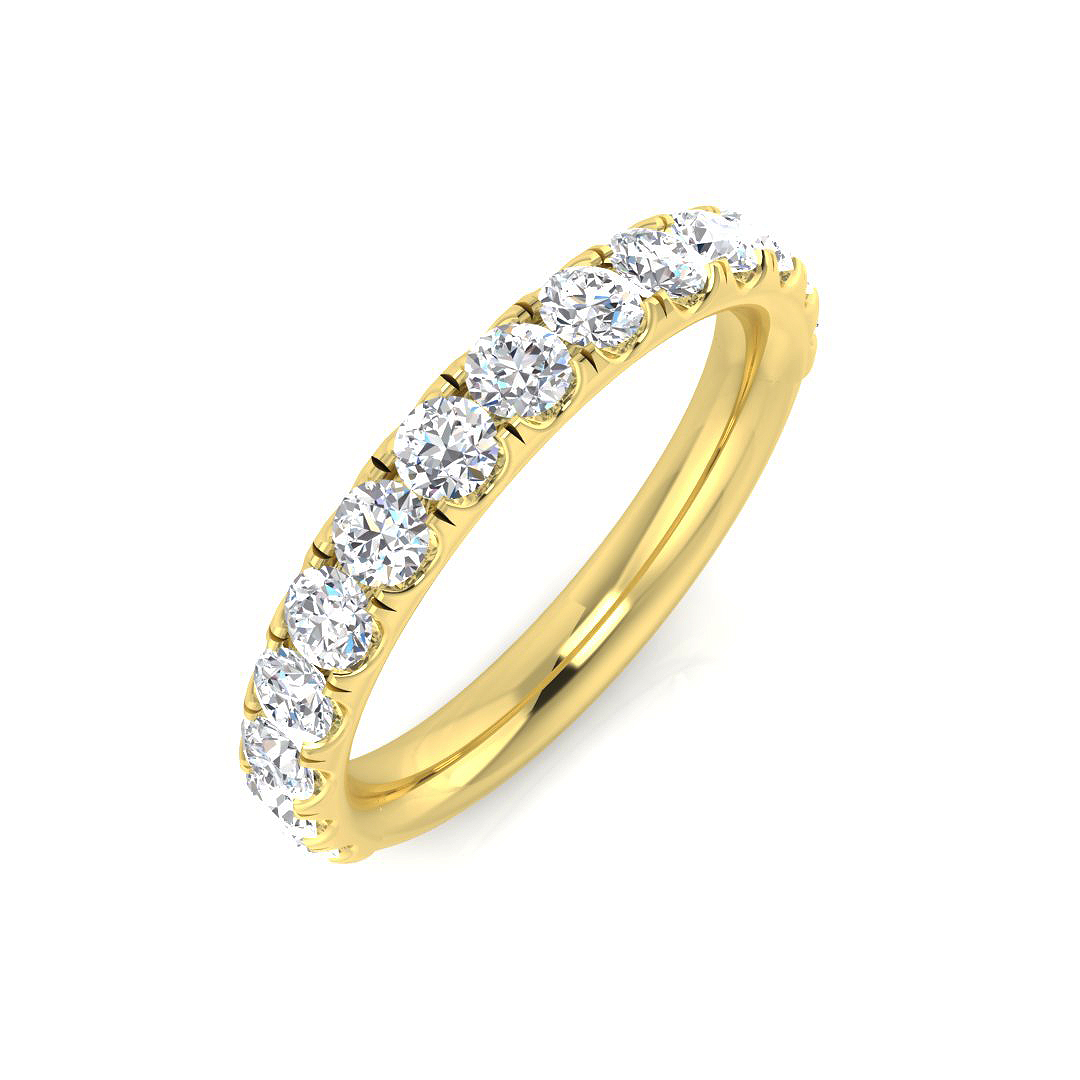 1.05 ct Natural Diamond Round Ring