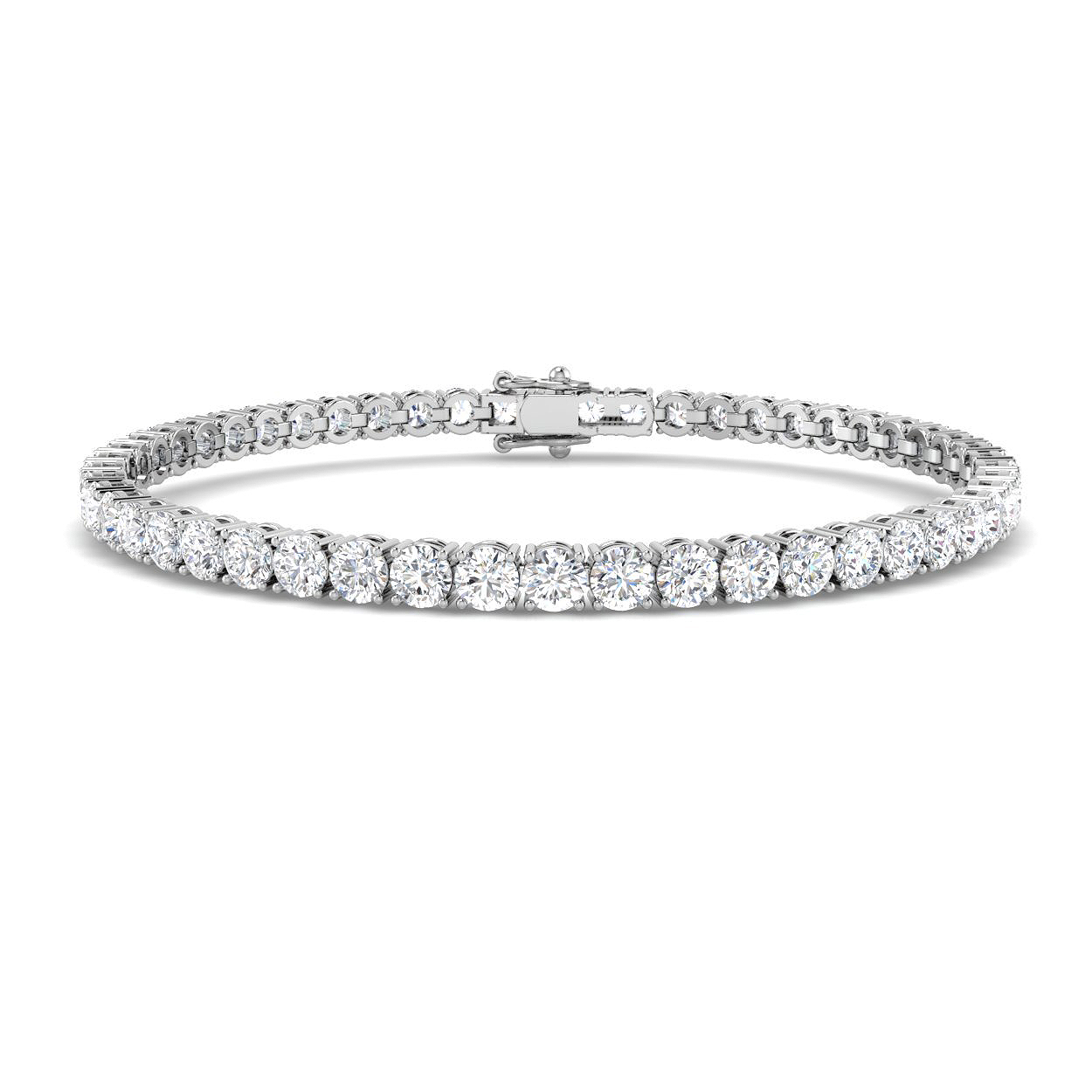 7.65 ct Natural Diamond Round Bracelet