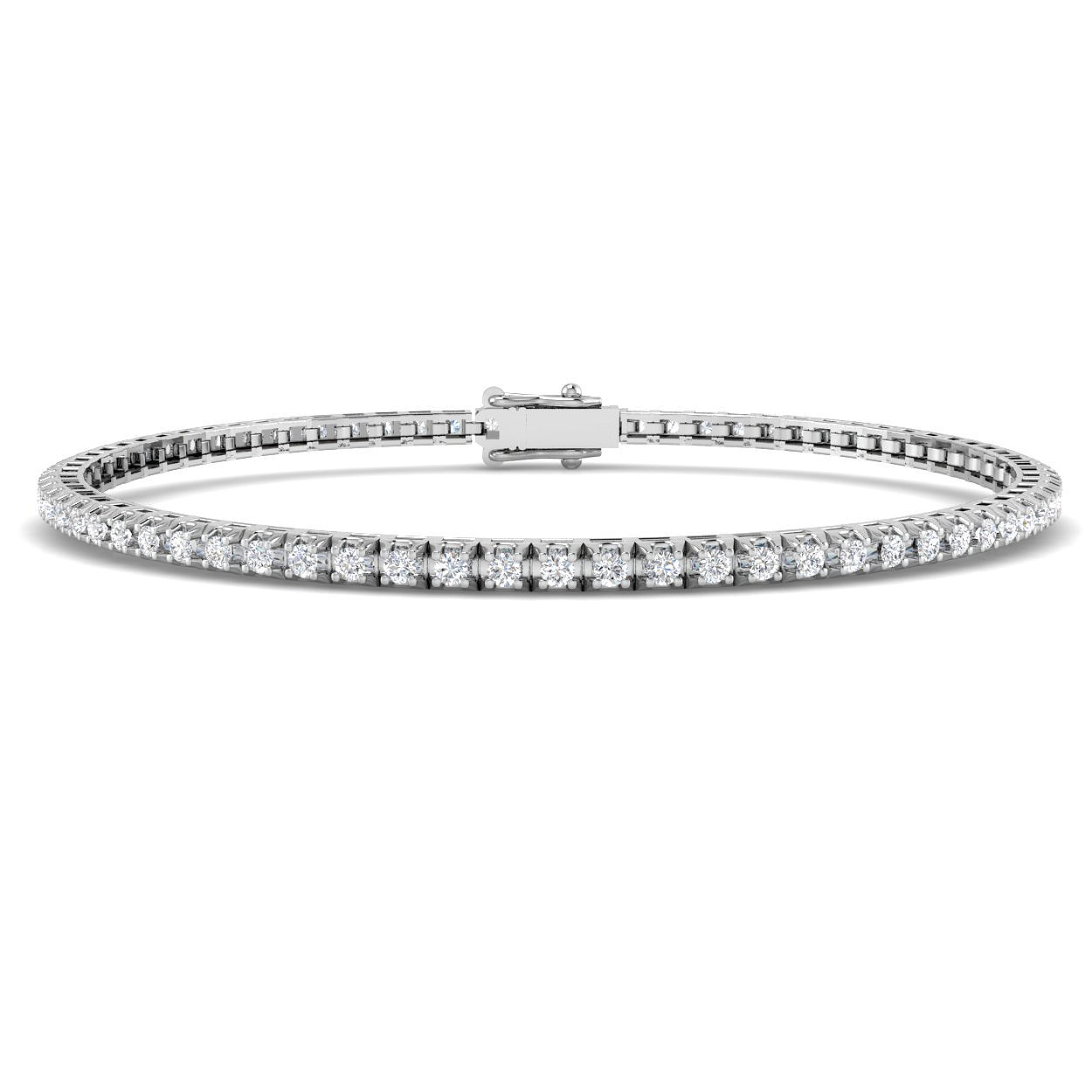 1.25 ct Natural Diamond Round Bracelet