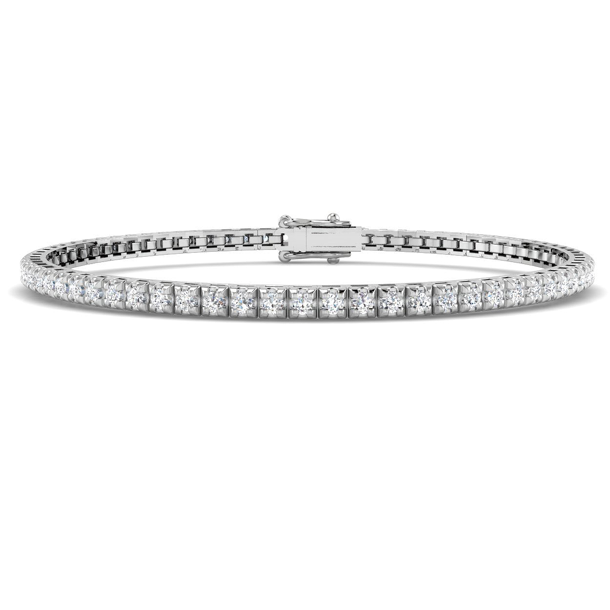 1.05 ct Natural Diamond Round Bracelet