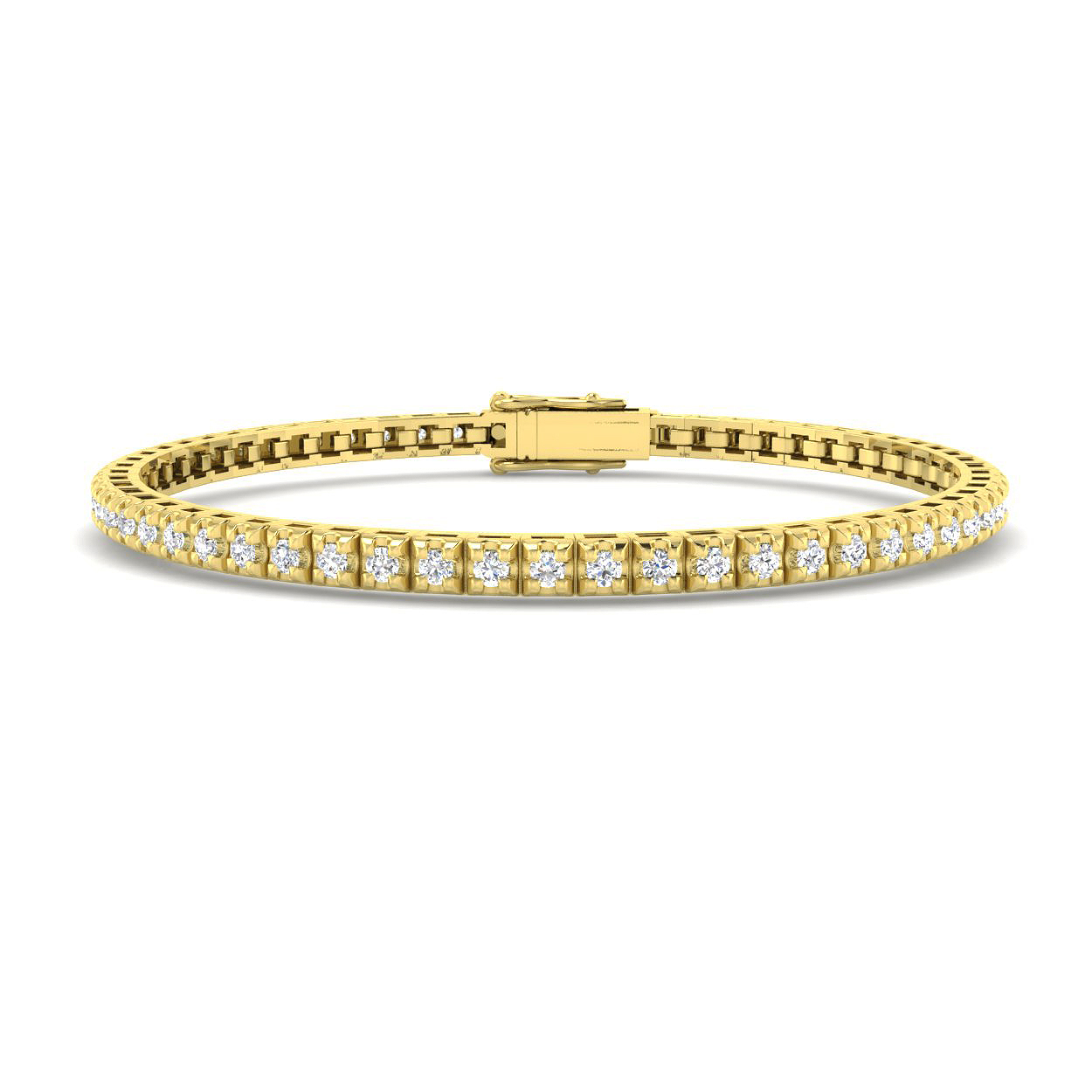 1.6 ct Natural Diamond Round Bracelet