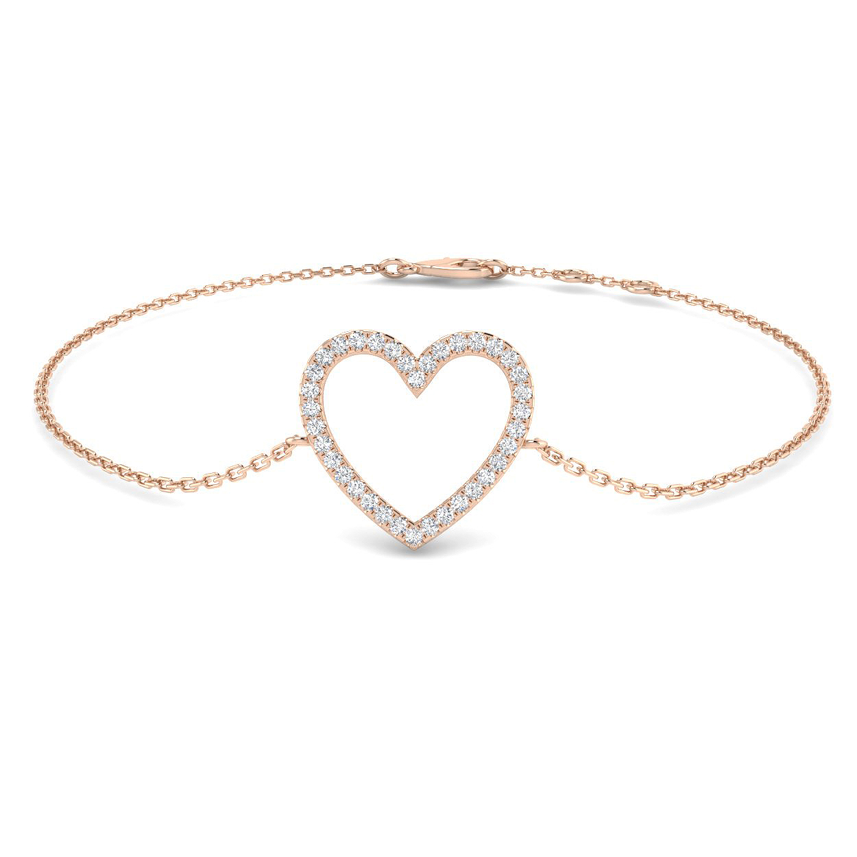 0.15 ct Natural Diamond Round Bracelet