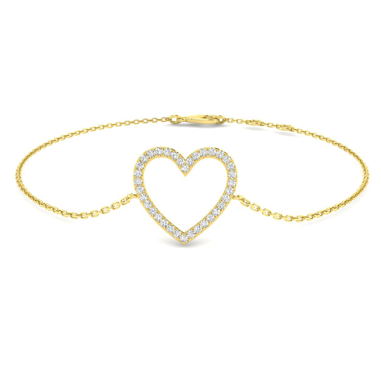 0.15 ct Natural Diamond Round Bracelet