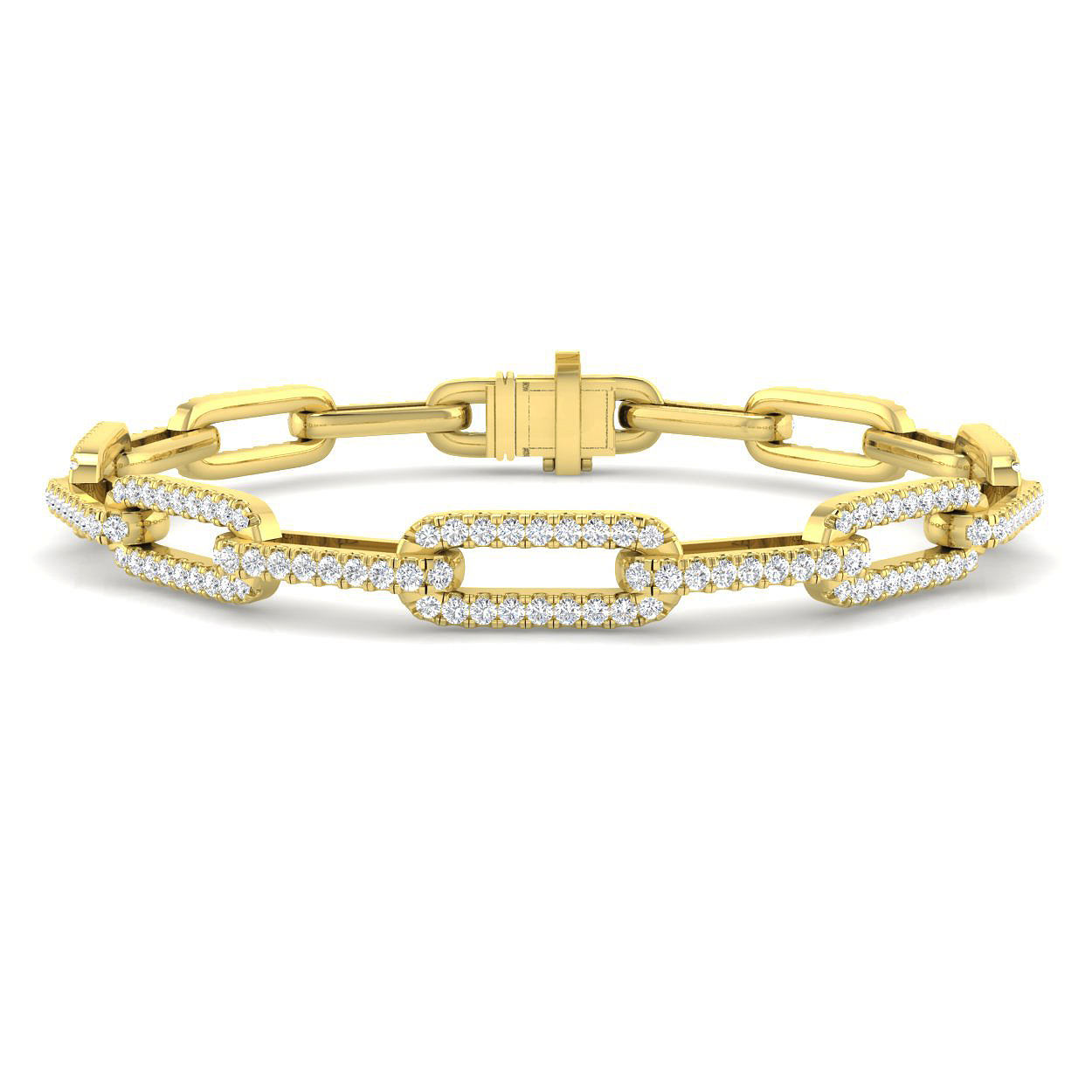 2.55 ct Natural Diamond Round Bracelet