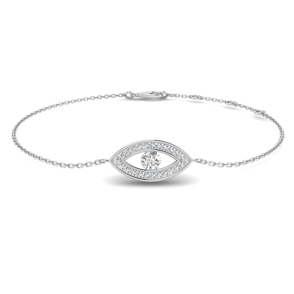 0.25 ct Natural Diamond Round Bracelet