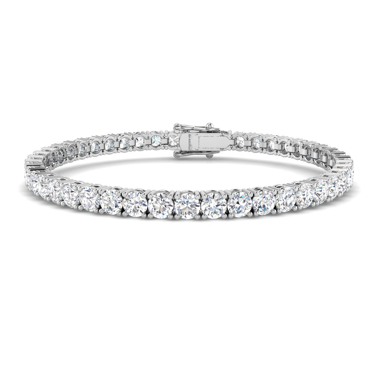 10.8 ct Natural Diamond Round Bracelet