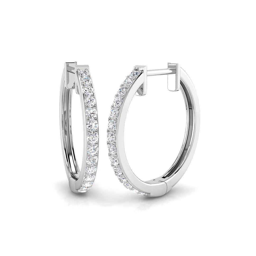 0.25 ct Natural Diamond Round Earrings